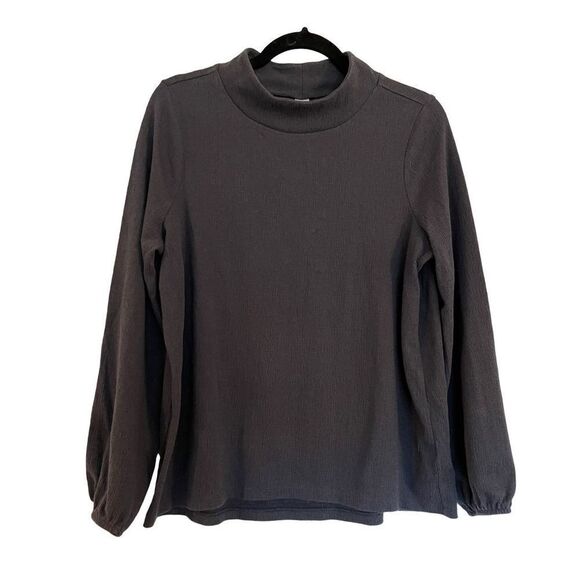 Old navy grey funnel neck pullover sweater size m - Picture 1 of 8